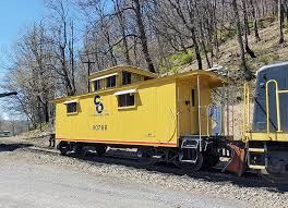 Image result for Federal Yellow 1956 Chesapeake and Ohio Railroad