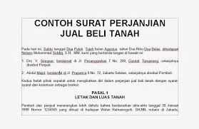 Adanya surat jual beli tanah yang benar maka akan memudahkan proses transaksi. Download Doc Contoh Surat Perjanjian Jual Beli Tanah Hobi Si