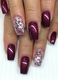 Runways Went From Dark And Moody To Bright And Cheeky Derek Lam Sent Models On The Runway Using Audacity A Deep Red Wine Nail Designs 2017 Nails Nail Designs