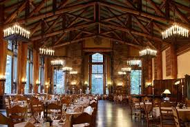 Cozy fireplace in the winter. Restaurants Dining Options In Yosemite National Park