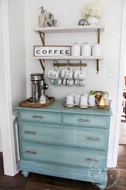 If it is, fill your reservoir with water and white vinegar and press the button for your machine to begin cleaning itself. Aqua Dresser Coffee Bar Add Dimension With Paint Artsy Chicks Rule