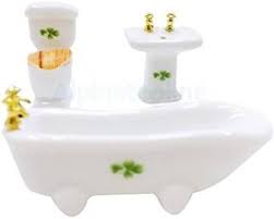 Toilet pedestal wash basin manufacturers basin set manufacturers toilet goods manufacturers basin products manufacturers basin for bathroom manufacturers more. Alpinetopline Dollhouse Miniature Bathroom Set Ceramic Toilet Tub Wash Basin 4 Leaf Grass Dollhouse Miniature Bathroom Set Ceramic Toilet Tub Wash Basin 4 Leaf Grass Buy Doll Toys In India Shop For