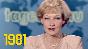 ARD Tagesschau, Umschaltung, Wort z. Sonntag, Trailer & Ansage von Karin  Tietze-Ludwig (29.08.1981)