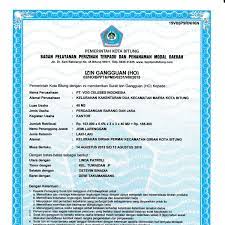 Contoh surat ho / izin gangguan. Surat Izin Gangguan