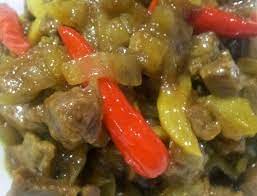 Masak sebentar, tuang santan, bumbui dengan garam dan gula. Resepi Daging Goreng Kunyit Lembap Resepi Tutorial Terbaek