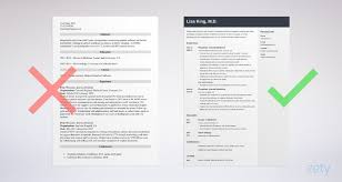 Your resume should encompass the same basic five sections as our medical resume samples: Medical Doctor Resume Examples Tips Md Cv Template
