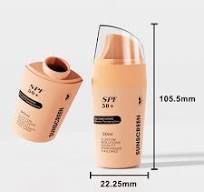 Customized Unique Sunscreen Packaging, 30ml HDPE Bottle