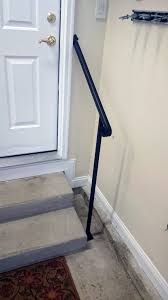 Designed for use with a step having about a 7 inch rise, but can be used. Door 2 Diy Handrails