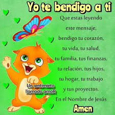 Yo Te Bendigo A Tique Estas Leyendo Este Mensaje Love Your Family Positivity Life