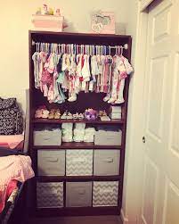 Turned An Old Bookcase Into This Baby Room Organization Baby Girl Nursery Room Baby Girl Bedroom