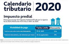 Fecha límite de pago sin sanción hasta el 31 de marzo de 2021. Calendario Tributario 2020 Del Impuesto Predial Cali Con Toda Propiedad