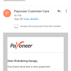 You can use it to receive earnings of to access the payoneer registration page: 1