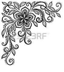 Having a theme for the flowers will help create a cohesive you can do this by using similar colors, intermediate tints and shades, or similar floral textures. Black And White Flowers And Leaves Floral Design Element In Black And White Flowers Flower Drawing Embroidery Patterns