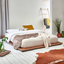 Along with plush comfort, its solid wood frame and a slatted wood support system makes it a durable bed. Wood Modern Bed Frame Designs Novocom Top