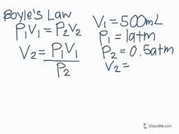 Boyle S Law Calculation Youtube