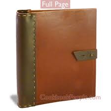 Full Page Rustic Saddle Leather Recipe Binder Hand Made In Usa Rustic Leather Recipe Binder Saddle Leather