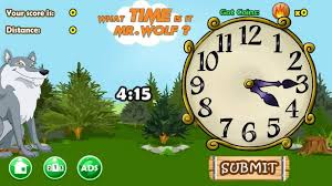 What Time Is It Mr Wolf App Telling Time Games Math Homeschool Math
