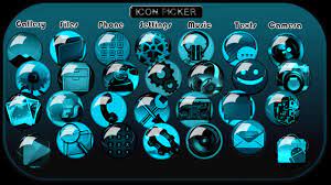 Trilus gold black icon pack. Icon Pack Blue Hd Orbicons Para Android Apk Descargar