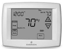 This thermostat has a keypad lockout feature that prevents any unwanted use of it. Climate Emerson Com