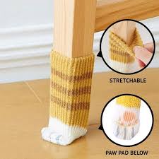 Items similar to cat feet chair socks, cat paws, table socks, crochet floor protector, housewarming gift, cat cafe, cat lover gift, crazy cat lady, cat feet on etsy. Cat Paw Furniture Leg Pads 4pcs Geekyget