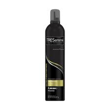 Fight afternoon frizz by smoothing hair with a small amount of children's detangling spray. Tres Two Extra Hold Hair Mousse Tresemme