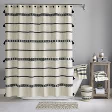 Free next day delivery on eligible orders for amazon prime members | buy 72 inch curtains on amazon.co.uk. Boho Chic Cotton Shower Curtain Beige Black Better Homes Gardens 72 X 72 Walmart Com Walmart Com