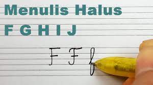 Check spelling or type a new query. Belajar Tegak Bersambung F G H I J Variasi Huruf Besar Kecil Cara Menulis Halus Youtube