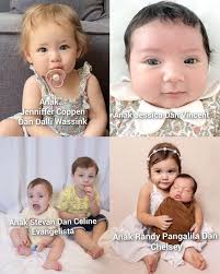 Kamari... Baby Haqia.. Koa Dan Lucio.. Asher Dan Blair.. Deretan..Anak Anak  Artis Yang.. Berparas Bule Banget 🤗😍