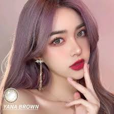 这混血眼珠珠也太太好看了吧😍 【Yana Eff 14.2mm】 稀有的色调混血款，显色高级得来不会太过浮夸！ 上个妆容佩戴直接加分💯 .  Grey/Brown 0-800度数现货