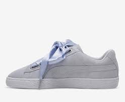 The suede is also sanded from the inner side of the leather allowing a naturally smoother and cleaner product than the nubuck. Puma Suede Heart Floral Wn S Heather Overcast Vegnonveg