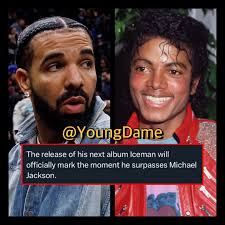 Drake & #MichaelJackson are tied for the 4th most number one hits
