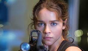 Battle across time, terminator salvation (voice only), and terminator: Emilia Clarke Talks Terminator Genisys Comingsoon Net