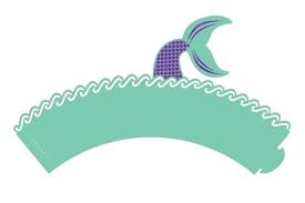 Download icons in all formats or edit them for your designs. Beach Waves And Mermaid Cupcake Wrapper Template Graphic By Unicorn Imaging Creative Fabrica