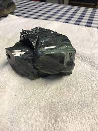Blue Slag Glass Chunk Rock Aquarium