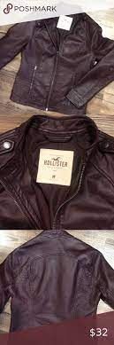 Hollister Vegan Leather Jacket Vegan Leather Jacket Leather Jacket Jackets