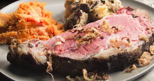 Generously sprinkle mustard layer with rosemary leaves. Horseradish Crust Ribeye Roast Special Occasion Dinner West Via Midwest