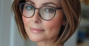 65+ Stunning Short Hairstyles for Women Over 50 with Glasses in 2024