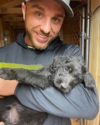 Welcome to your furever home Duke🐶 #puppylove #puppy #blacklaberdoodle