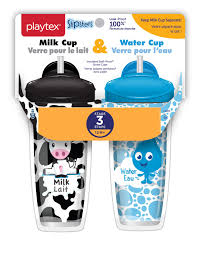 Playtex Baby Sipsters Spill Proof Milk Water Straw Cups For Kids Stage 3 12 Months Pack Of 2 Cups Walmart Canada Us $4.39 56% off|480ml kids water cup creative safe baby feeding cups with straws leakproof water bottles outdoor portable children's.