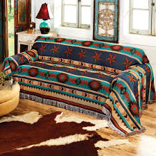 Turquoise Desert Sofa Cover Sofa Covers Home Bohemian Living Rooms