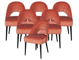 If you open a furniture and décor magazine even the most popular ones are filled with interior photo spreads of houses that have so if you are looking for a mid century inspired dining chair without spending too much, then this resource will be a great. Set Of 6 Custom Moderno Mid Century Modern Dining Chairs By Carrocel Carrocel Fine Furniture