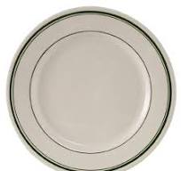 Tuxton TGB-016 - 10-1/2 Inch Plate - Durable Ceramic ...