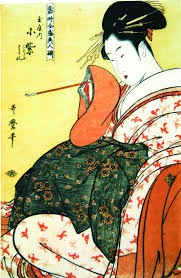 Bildergebnis für japanische holzschnitte von Geishas