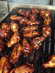 Bbq Grilled Chicken Wings Deep Fried 12 Minutes Shaken In Bbq And Grilled Over Open Flame Best Grilled Chicken Wings Grilled Bbq Chicken Homemade Recipes