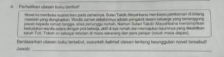 Budi membeli buku di toko sinar cahaya. Berdasarkan Ulasan Buku Tersebut Susunlah Kalimat Ulasan Tentang Keunggulan Novel Tersebut Bantu Brainly Co Id