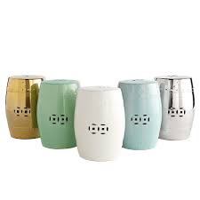 Chinese Garden Stool White Garden Patio Stools Wisteria Garden Stool Ceramic Stool Chinese Garden