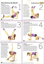 Thigh Workout Yoga Blocks Exercises Yoga Block Yoga Benefits