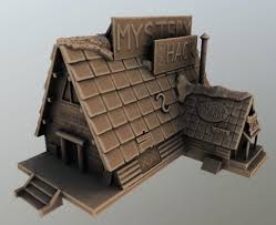 Gravity Falls Mystery Shack By Kijai Thingiverse Gravity Falls 3d Printer Mystery