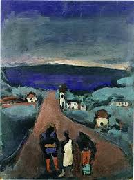 Explore tweets about #bretagne_paysage on twitter. Trois Personnages Dans Un Paysage De Bretagne 1915 Georges Rouault Wikiart Org