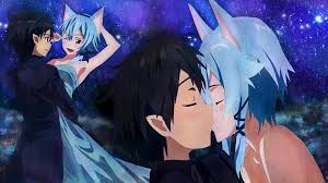 Size 23.76 x 14 and 1/16 thick. Kirito And Sinon Cute Night Swordartonline